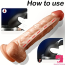 9in Big Lifelike Real Ejaculating Dildo For Couples Lesbian Love