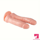 6.89in Lifelike Double Penetration Male Dildo For Anal Dilator With Sucker