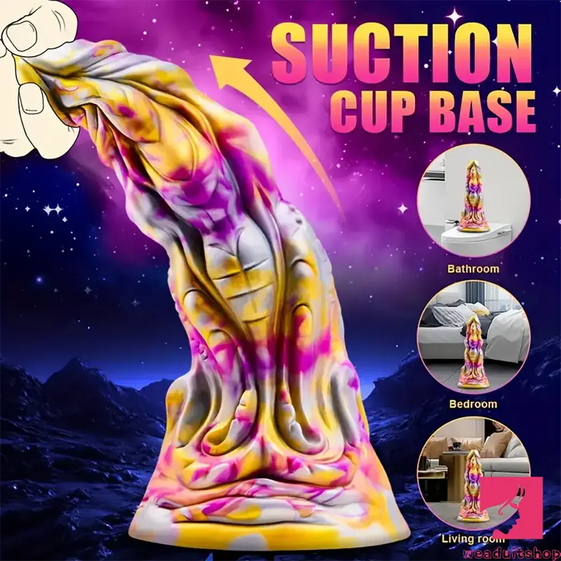 8.5in Fantasy Monster Silicone Dildo For Anal Sex Orgasm Masturbation