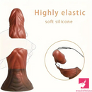 8.11in Soft Real Big Silicone Monster G Spot Dildo For Hands Free Sex