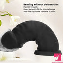 9.25in 11.02in 12.2in Super Big Silicone Soft Black Mushroom Real Dildo