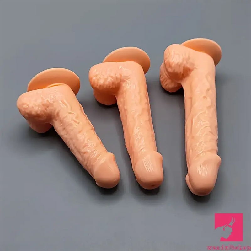 5.31in 6.29in 7.48 Realistic Female Male Flesh Like Dildo Sex Toy