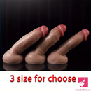 8.66in 9in 9.25in Real Skin Silicone Soft Penis Dildo For Couple Sex