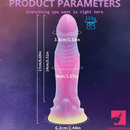 High-Quality Night-Glowing Liquid Silicone Odd Monster Dildo