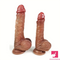 7.08in 8.27 Silicone Soft Cock Dildo For Vaginal Dilator With Sliding Skin