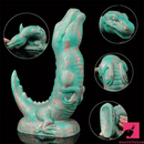 8.66in Fantasy Animal Dinosaur Monster Silicone Thick Soft Dildo For Sex