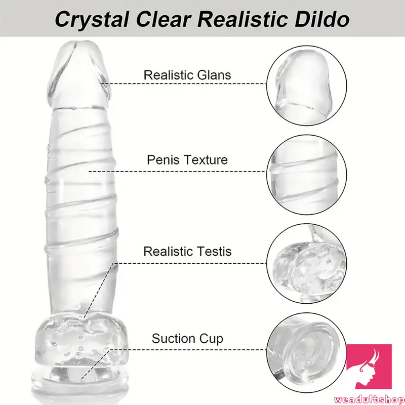 12.9in Realistic Spiral Big Women Dildo For Hands-Free Anal Play