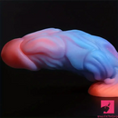 9.06in Fantasy Luminous Silicone Soft Big Dildo For Male Sex Toy