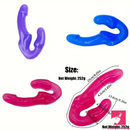 9.05in Dual Heads Strapless Strapon Dildo For Couples Lesbian Love