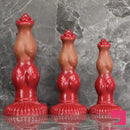 6.69in 7.48in 9.06in Silicone Fantasy Animal Dog Soft Cock Dildo