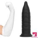 14.37in Fantasy Long Big Silicone Soft Black Dildo Anal Plug For Anus