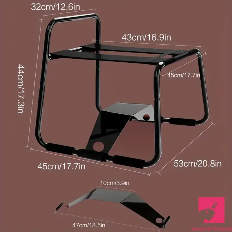 Enhancing Dildo Chair With Dildo Base Bouncing Mount Sex Stool