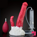 8.86in Ejaculating Big Silicone Soft Odd Dildo For Men Anus Sex