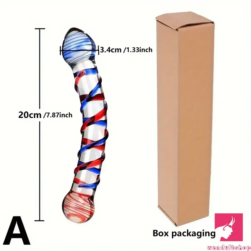 Multiple Options Glass Crystal Dildo For Women Men Couple G-spot Sex