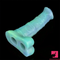 7.78in Liquid Silicone Fantasy Horse Glowing Luminous Real Dildo