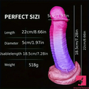 8.66in Silicone Soft Monster Dildo For Women Men G-Spot Vaginal Love