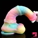 9.65in 11.02in 12.6in Rainbow Luminous Large Horse Silicone Real Dildo