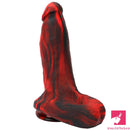 9.05in Large Thick Silicone Soft Mixed Color Dildo For Male Female