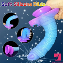 9.08in Silicone Soft Big Dragon Elephant Dildo For G-spot Sex Stimulator