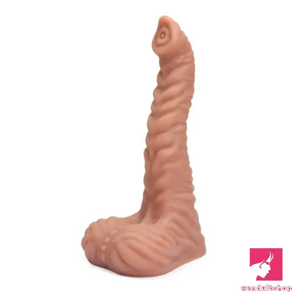 9.25in Big Silicone Soft Animal Elephant Trunk Dildo For Sex Orgasm