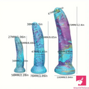 6.69in 9.65in 12.4in Silicone Soft Big Monster Dildo For Women Men Sex