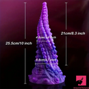 10in Big Octopus Tentacle Silicone Soft Dildo For Anus Vagina