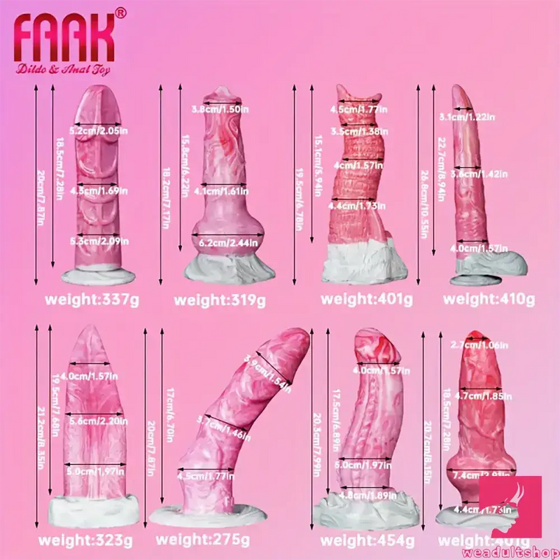 FAAK Multiple Models Monster Silicone Soft Odd Dildos For Male