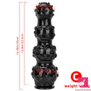 9.84in 13.38in 13.78in 15.74in Big Black Beads Anal Butt Plug Dildo