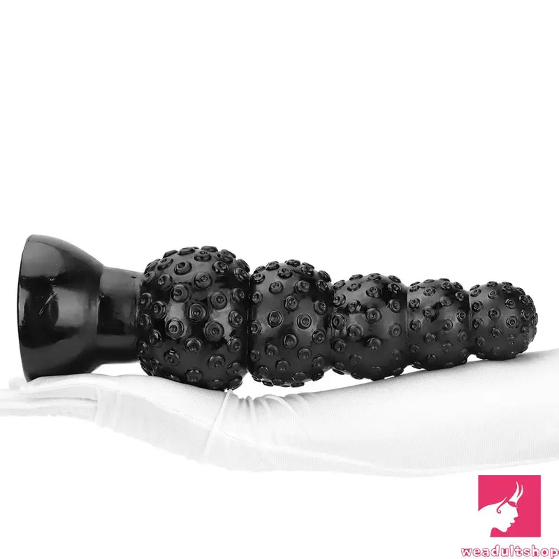 9.84in 13.38in 13.78in 15.74in Big Black Beads Anal Butt Plug Dildo