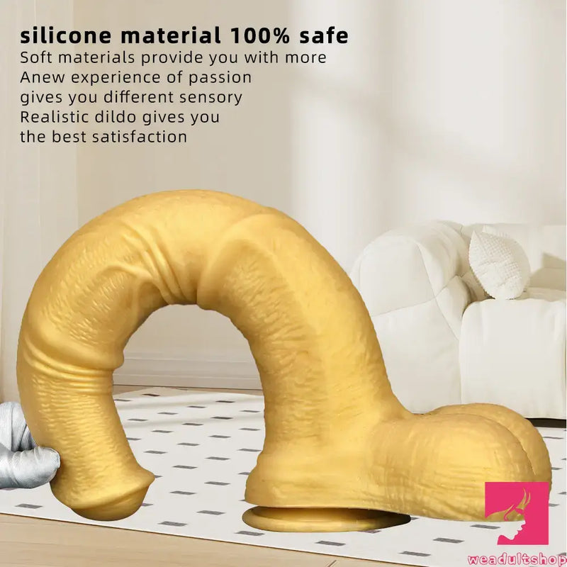 16.14in Super Long Silicone Huge Soft Animal Horse Cock Male Dildo