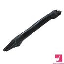 25.59in Fantasy Silicone Soft Huge Long Black Hand Fist Anal Dildo