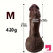 8.07in 8.66in 9.44in Ebony Silicone Soft Real Big Dildo For Pleasure