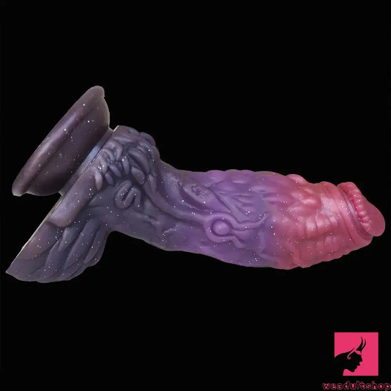 7.67in Realistic Silicone Soft Dragon Women Male Dildo With Suction Cup