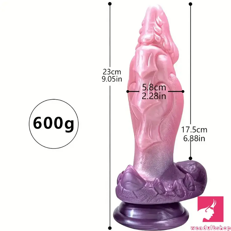 9.05in Fantasy Silicone Large Monster Anal Dildo For Anus Orgasm