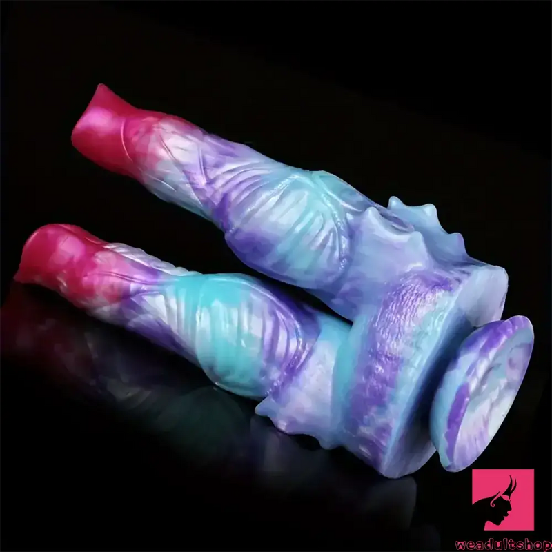 8.7in Silicone Flexible Monster Double Sided Fantasy Dildo For Women