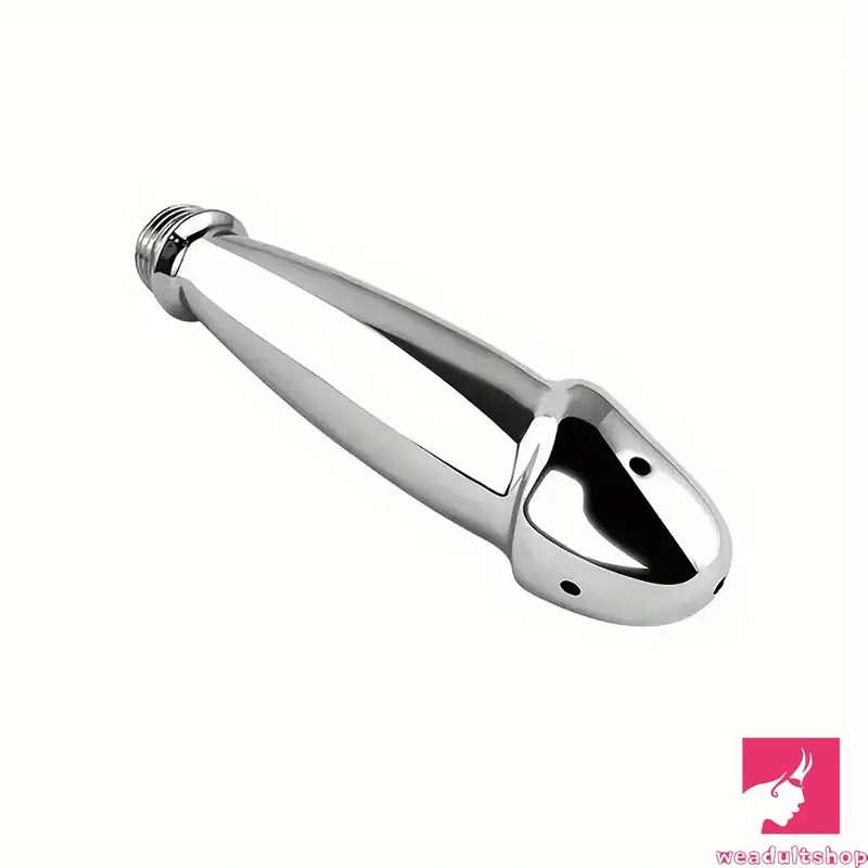 4.05in 4.92in Metal Enema Shower Dildo For Anal Vaginal Cleaner Sex Toy