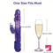 8.86in Silicone Soft Vibrating Rotation Dildo For G-spot Clit Stimulator