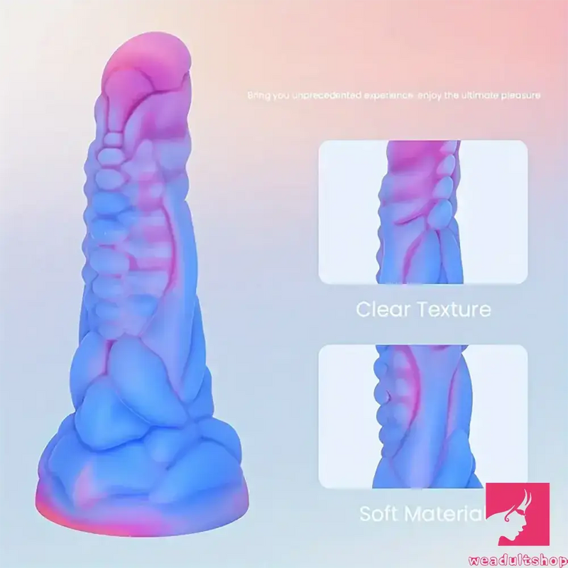 7.87in Fantasy Monster Silicone Soft Dildo External Vaginal Opener