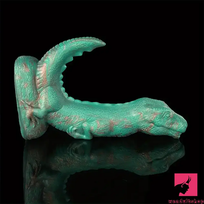 8.66in Fantasy Animal Dinosaur Monster Silicone Thick Soft Dildo For Sex