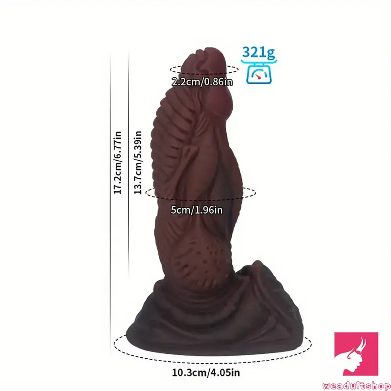 6.77in Fantasy Monster Knots Silicone Soft Dildo Sex Toy For Couples