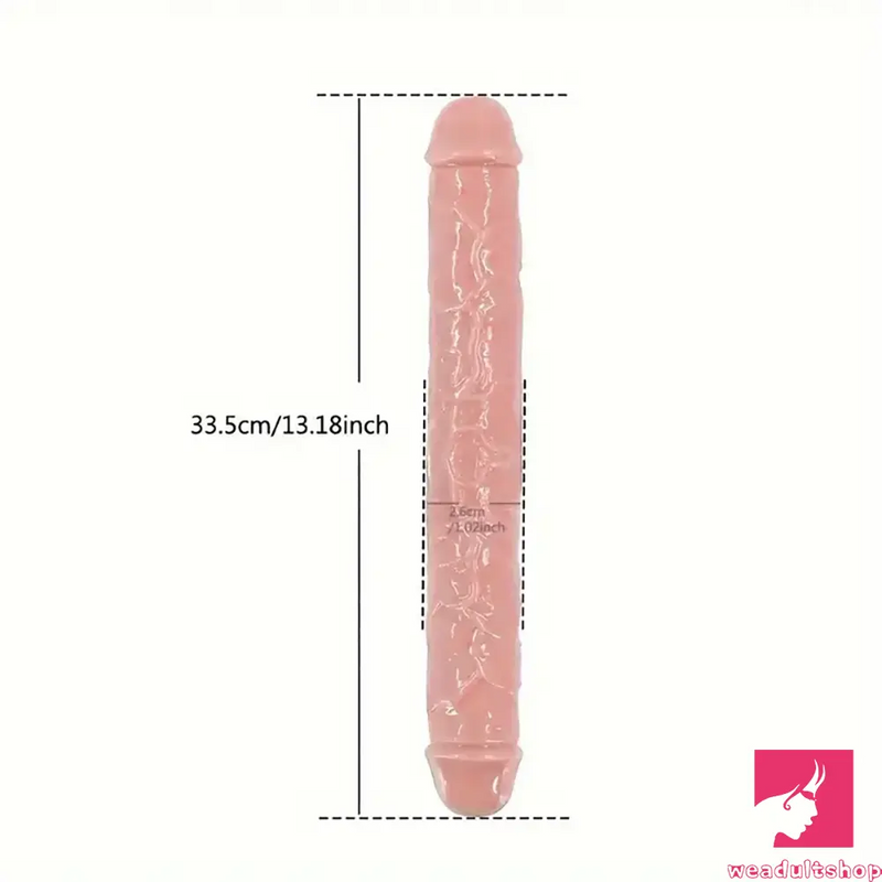 13.18in Realistic Double Headed Long Dildo For Female Male Love Sex