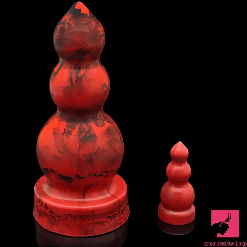 4.13in 7.09in 8.27in 11.02in Fantasy Silicone Soft Butt Plug Real Dildo