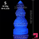 4.13in 6.1in 8.07in 11.43in Fantasy Silicone Soft Butt Plug Real Dildo