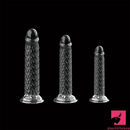 6.3in 7.48in 8.27in Real Lifelike Dragon Clear Silicone Soft Male Dildo