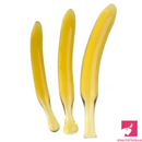 7.09in 7.48in 9.65in Glass Banana Dildo For For Men Women Love