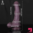 9.45in 11.41in 13.58in Liquid Silicone Animal Horse Dildo For Vagina