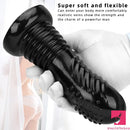 7.08in Fantasy Black Spiked Thick Dildo For Anal Vaginal Sex Toy