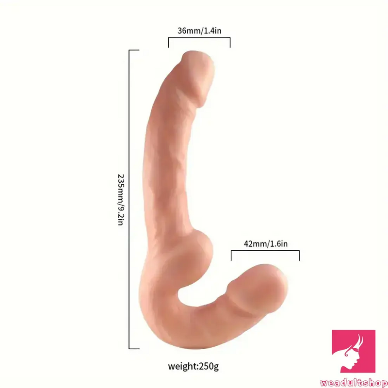 9.2in Double Ended Realistic Unisex For Dildo For Anal Sex Toy