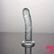 7.09in Clear Elegant Glass Crystal Dildo For Female Male Sex Orgasm