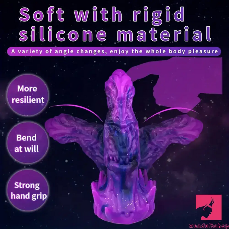 9.84in Big Fantasy Monster Silicone Soft Dildo For Prostate Vaginal Sex